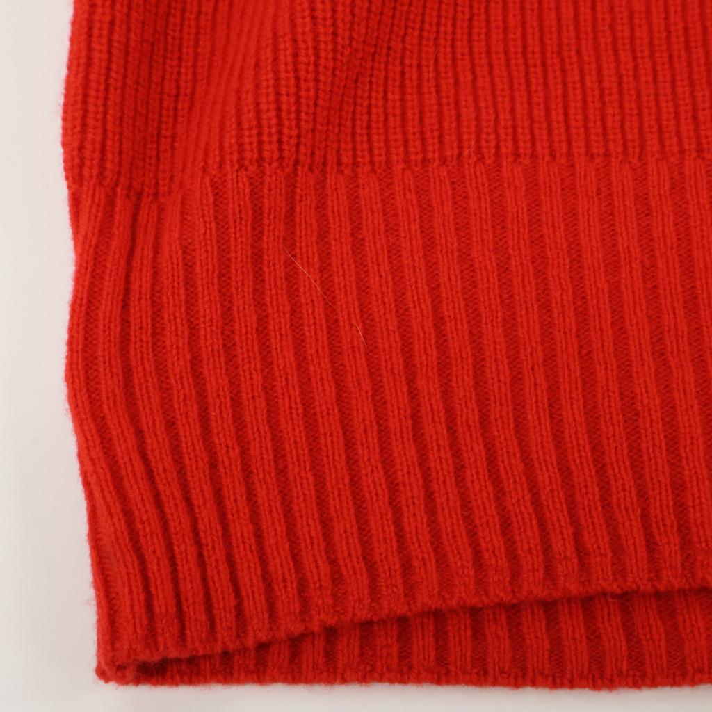 Sacai 22-06291 Red Shoulder Cut Knit Tops 2 RedUsed