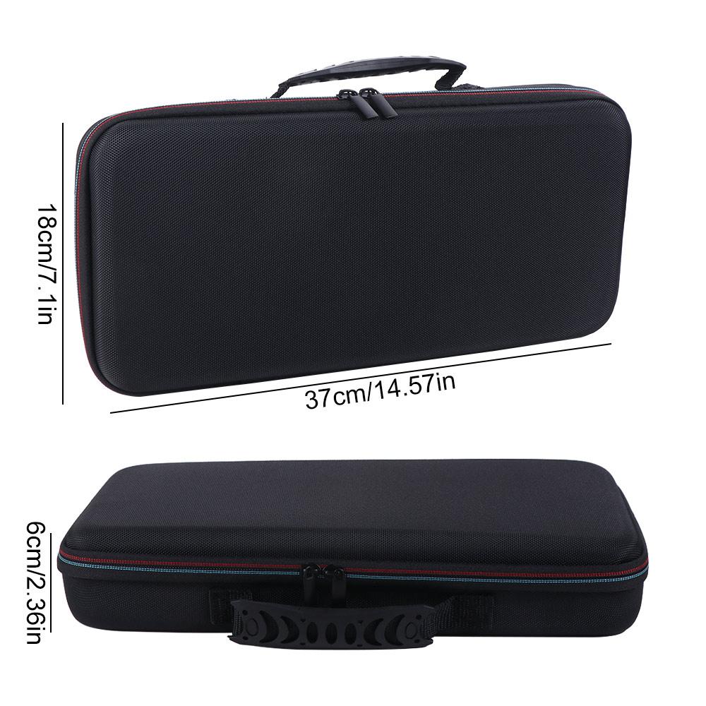 Double Zipper Keyboard Hard Shell Bag EVA Keyboard Case Pouch Mechanical Keyboard