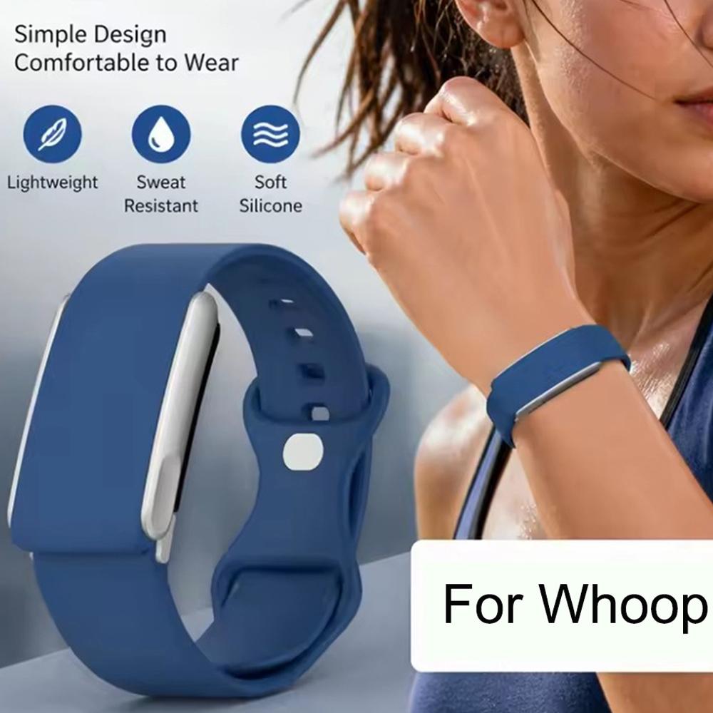 Advanced For WHOOP 5.0 MG Sport Band Silicone Loop Wrist Strap Waterproof Fitness Replacement Bracelet Heart Rate Accessories