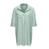 Camicia Versatile in Chiffon con Tasca da Donna 2026 - Colore Unito, Moda Europea e Americana