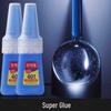 Quick-Dry Universal Super Glue for Metal, Wood, Plastic, Glass, and Shoe Repairs