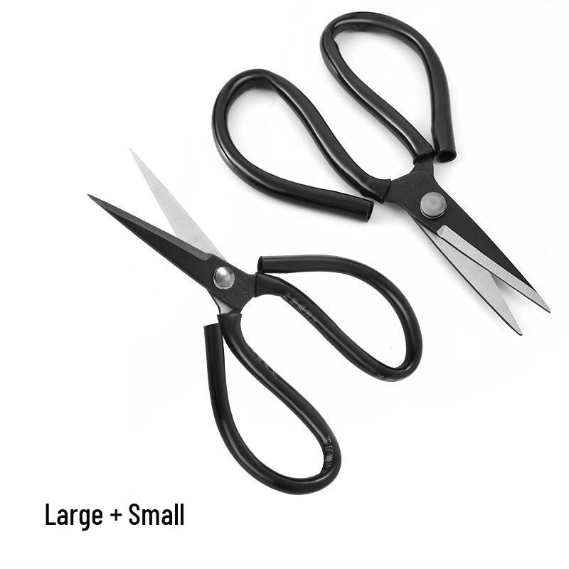 High-Quality Carbon Steel Sewing & Leather Scissors - Sharp, Pointed, Multi-Purpose, Tailoring & Household Use