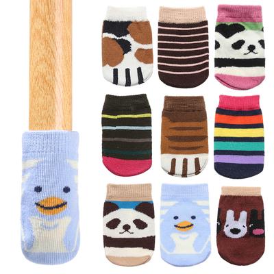 4 Pièces Haute Qualité Meubles Décoration Intérieure Antidérapant Tricot Chaussette Pieds de Chaise Couvre-Pieds de Table Protecteurs de Sol