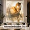 Custom Text Printed Tapestry Ariana Grande Pattern Large Wall Hanging Indoor Room Decor