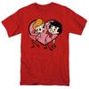 26 I Love Lucy Cartoon Love Logo T Shirt Lucy Desi Mens Licensed Classic TV Red Unisex T-Shirt