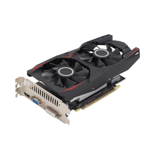 Computer Graphics Card 128-bit Interface 4GB Dual Fan Design PCI-E GDDR5 Universal Low Power