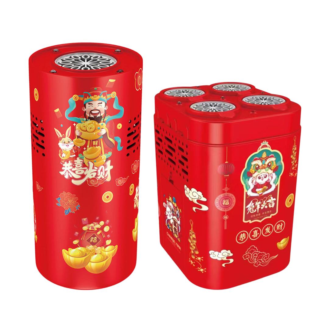 Multi-hole Firework Bubble Machine Colorful Bubble Blower Toys For Wedding Spring Festival