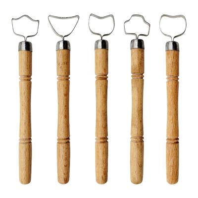 5er-Pack Professionelles Keramikwerkzeug Edelstahl Keramikmodellierwerkzeug zum Formen, Schnitzen und für Bastelprojekte