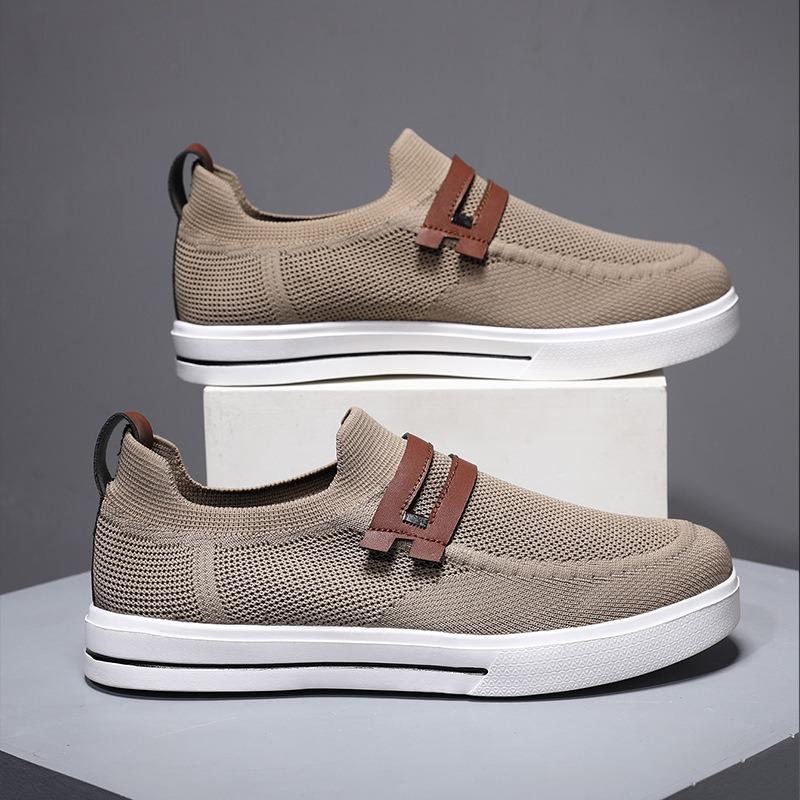 2025 Man's Casual Walking Shoes Loafers Summer Designer Trend Breathable Sneakers Men Versatile Mesh Board Shoes Tenis Masculino