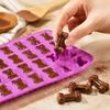 Silicone Mold for Baking 18 Cavities Bone Shaped Chocolate Candy Mold Flexible Non-Stick Tray for Small Biscuits and Confectionery Making