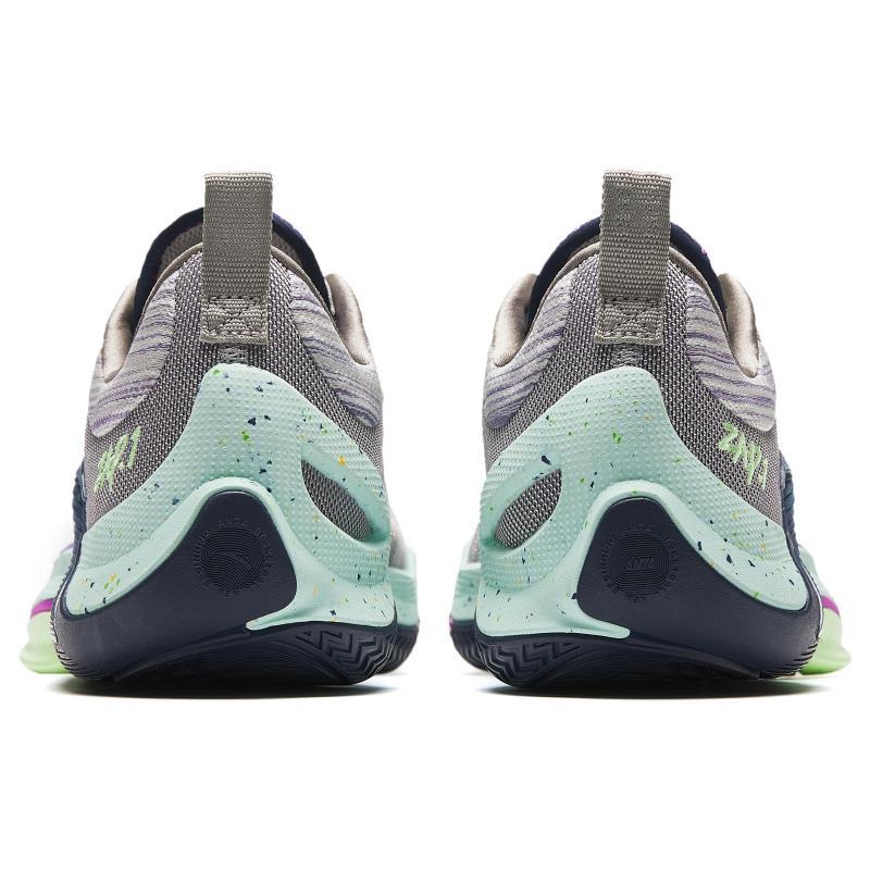 ANTA X Donte DiVincenzo Instant Zap 1 'Grey Purple Green' Sneakers 912411110Q-6