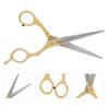 Professional Hair Cutting Scissors Barber Shears Family Salon Flat Tooth Hairdressing Tool Gold