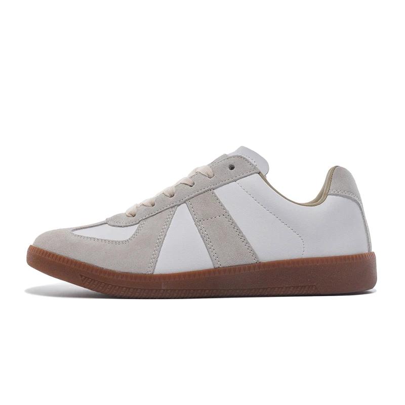 Outdoor Men Women Genuine Leather Casual Walking Shoes Male Leisure Jogging Sneakers Mujer Man Female Tennis Trainers