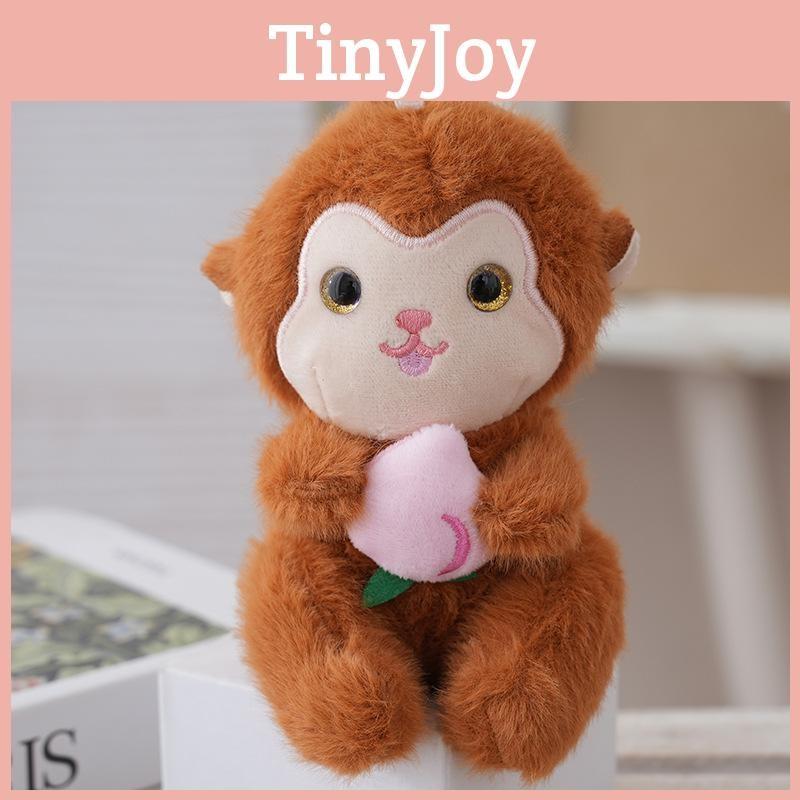 Soft Monkey Plush Keychain Pendant Figure Cotton Backpack Collecting Accessory