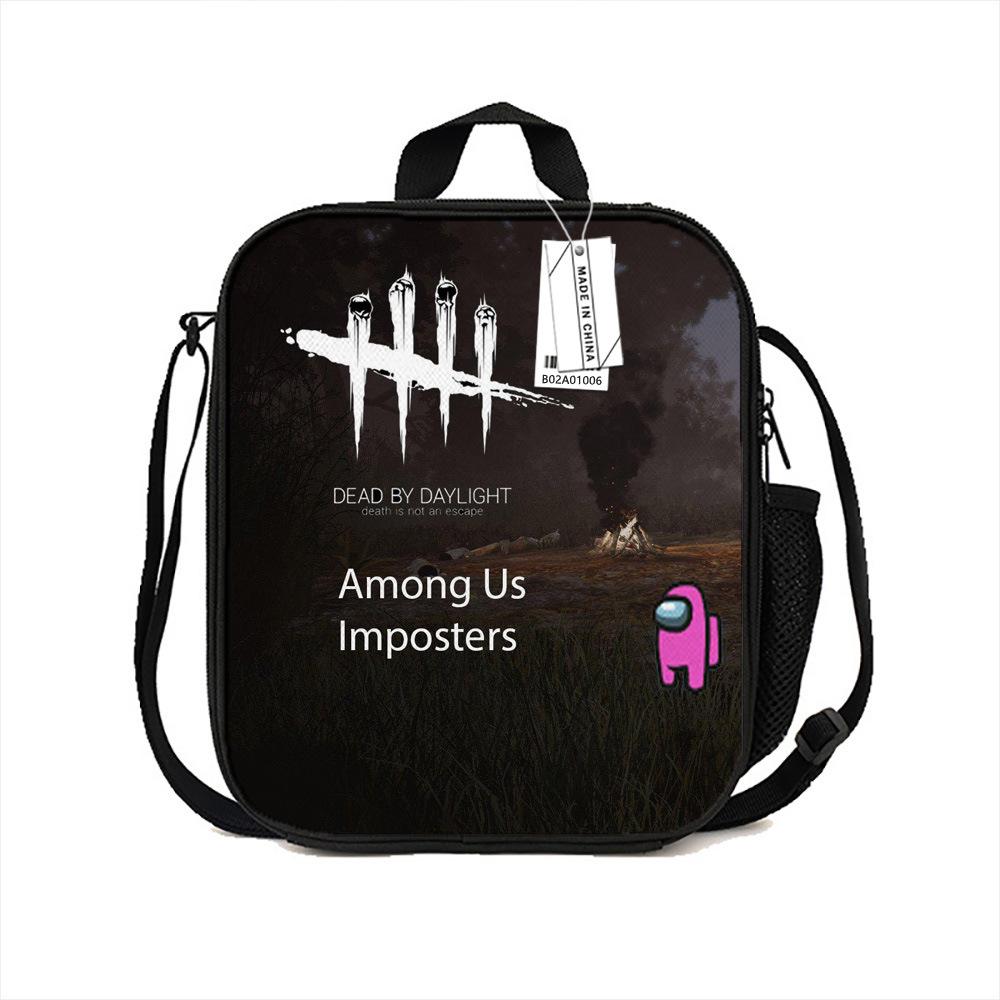 Among Us Printed Portable Lunch Bag Primary And Secondary School Bento Bag Cartoon Insulation Bag Ice Pack New