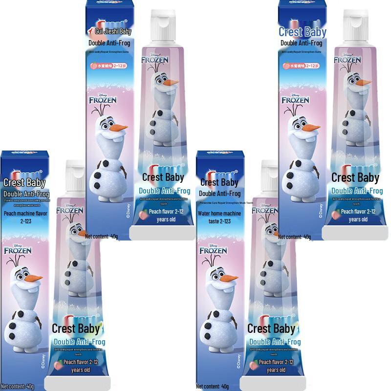Crest Kids Dual-Action Anti-Cavity Toothpaste, Olaf Edition