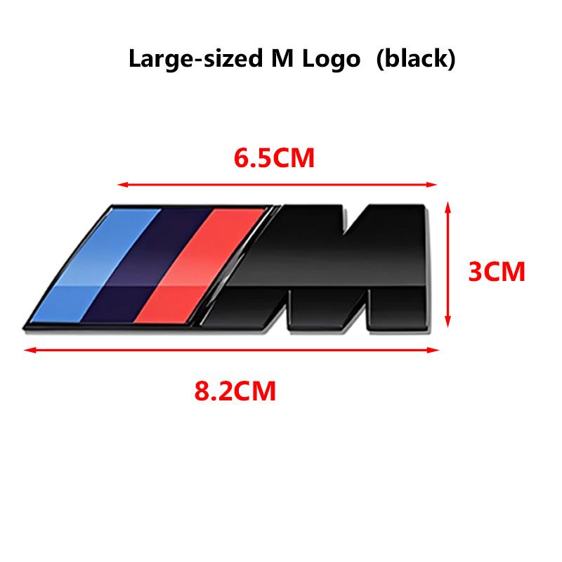Car M Logo Fender Side Emblem Rear Trunk Badge Sticker Accessories For BMW E34 E46 E39 E38 E90 E60 E36 F30 F30 F10 E92 E38 E91