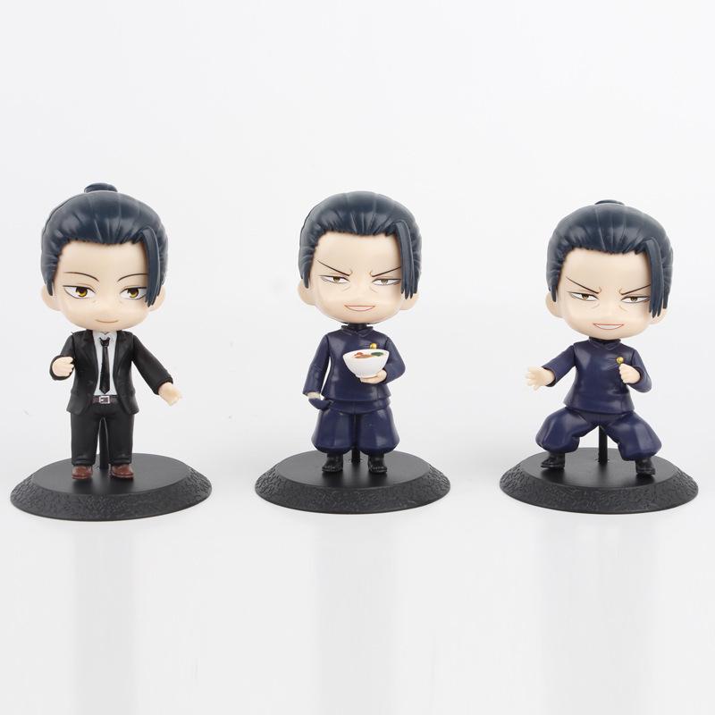 Jujutsu Kaisen Figure Set: Yuji Itadori & Satoru Gojo - 10 Collectible Ornaments, Ideal Birthday Gift
