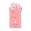 50pcs Bowknot Gift Box Sealing Stickers Rose Pattern 60*120mm Sealing Labels DIY Crafts Decorative Labels Bow Stickers