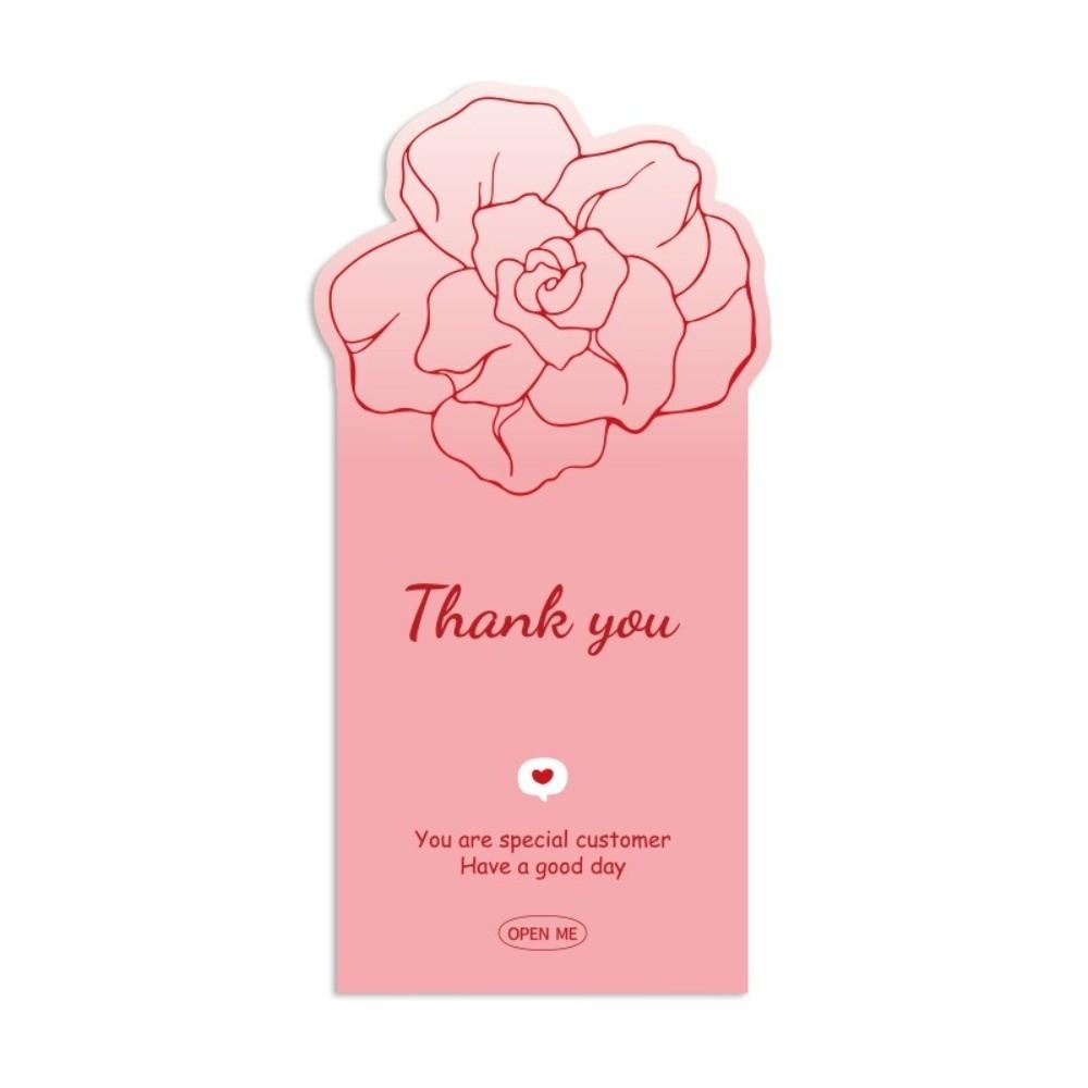 50pcs Bowknot Gift Box Sealing Stickers Rose Pattern 60*120mm Sealing Labels DIY Crafts Decorative Labels Bow Stickers
