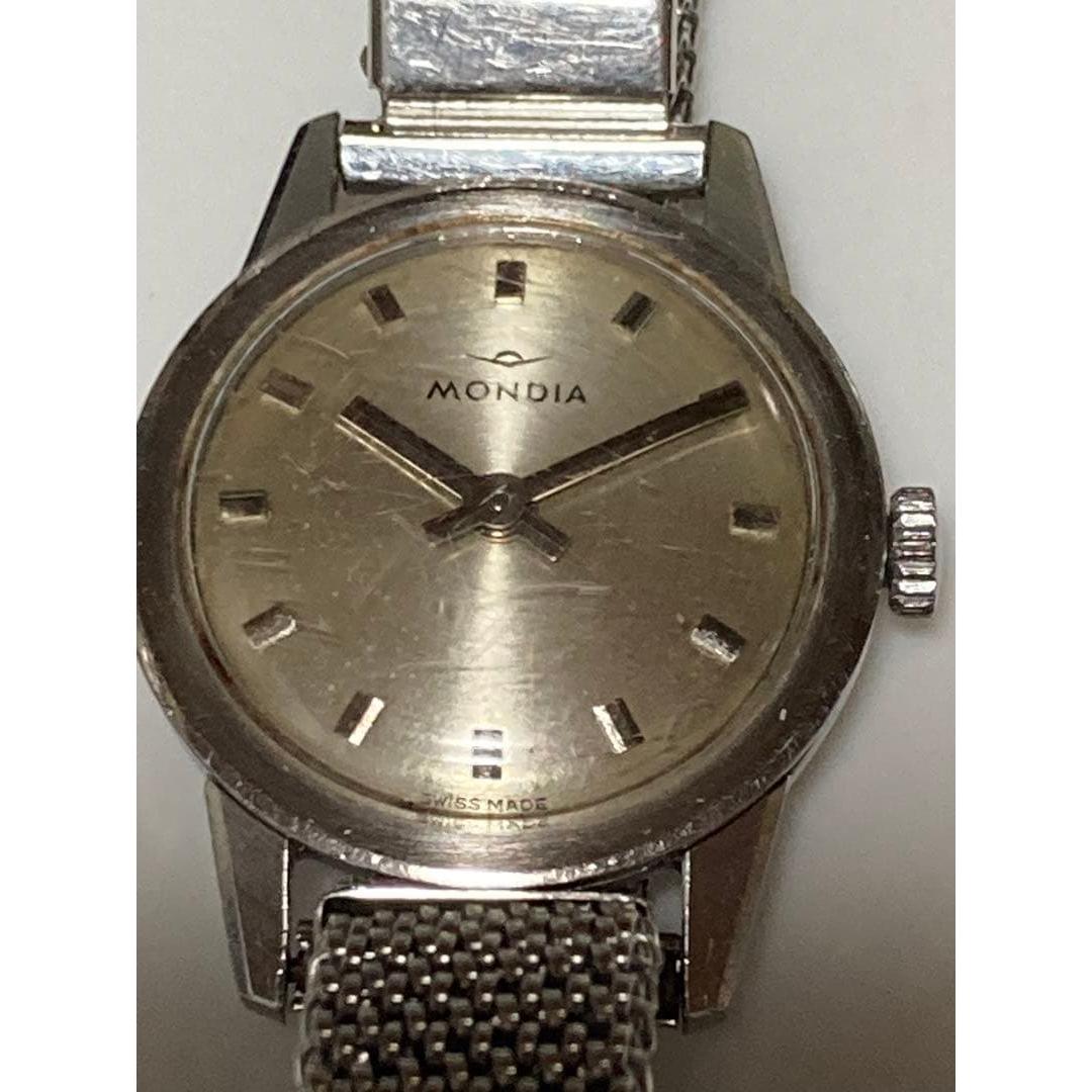 Used MONDIA hand-wound watch antique vintage