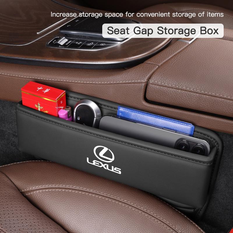 

Car Seat Crevice Organizer Box Card Key Phone Storage Bag For Lexus F SPORT CT ES GS NX IS250 CT200h IS300h ES300h ERX400h чёрный