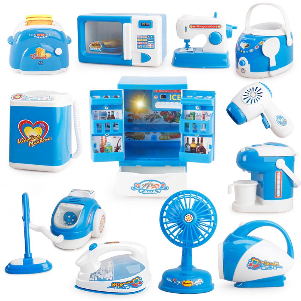 Mini Set da Cucina per Bambini: Lavatrice, Cuociriso, Frigorifero e Lampada - Giocattolo di Tendenza su TikTok