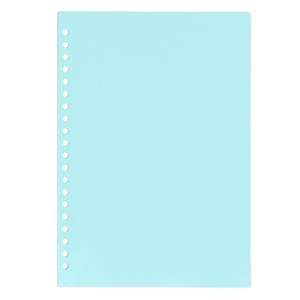 20 Sheets Loose Leaf Binding Cover 20 Holes Flexible PP Plastic Loose Leaf Presentation Binding Case