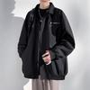 Men's Trendy Lapel Casual Jacket - Spring/Autumn Quick Return, Loose Fit, Versatile Korean Style