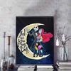 Diamond Painting 5D Jack and Sally Romantic Illustration Cartoon Movie Cross Stitch Embroidery Handmade Gift Home Decor