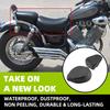 Black Motorcycle Driver Seat Cover Waterproof Sunscreen Motorbike Passenger Cushion Cover For Yamaha Virago XV 400 535 1987-up