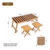 Jingbang Portable Beech Wood Folding Picnic Set