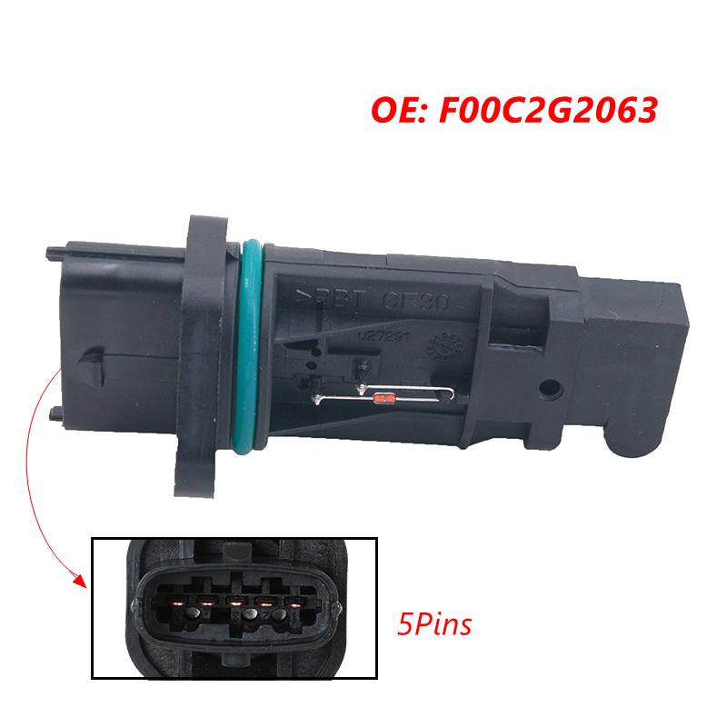 F00C2G2063 Mass Air Flow Meter Sensor MAF For Chevrolet Dmax F 00C 2G2 063