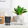 Self Watering Planter Pots African Violet Pots for Indoor Outdoor Windowsill Garden Modern Plastic Plant Pot with Wick Rope And Reservoir
