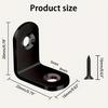 90pcs Set (30 Brackets with 60 Screws) L-Shaped Right Angle Support Bracket Accessories with Screws, Heavy-Duty Connection Bracket Connectors