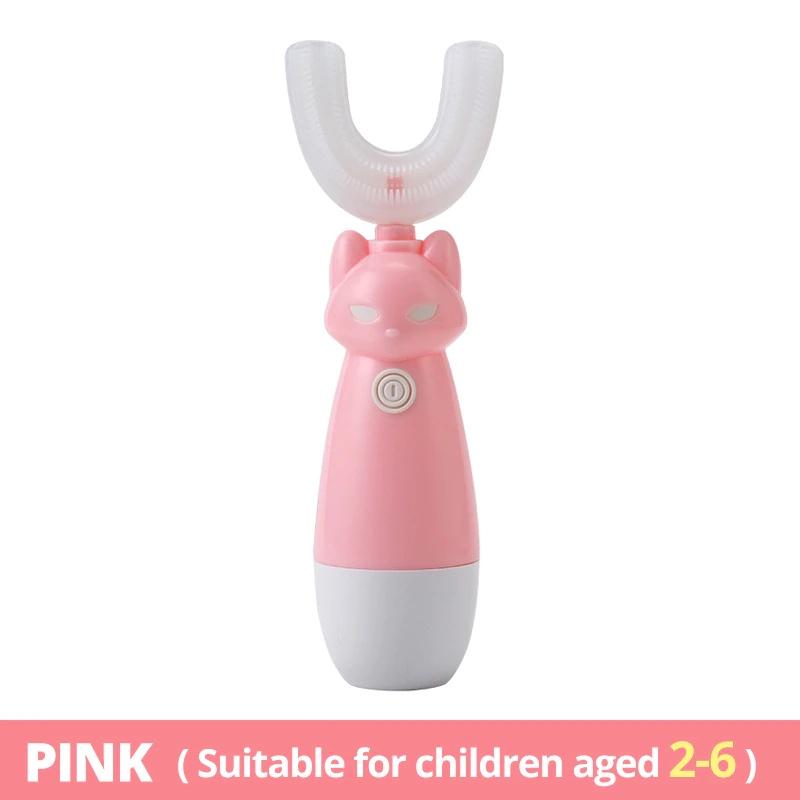 Durable Electric Toothbrush For Kids With Silicone Brush Head And Long Battery Life