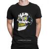 Skull Funk Wizard T-Shirt Men Skull Novelty Cotton Tees Round Collar Short Sleeve T Shirts Gift Idea Tops