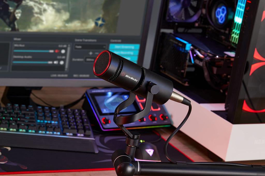 AVerMedia LIVE STREAMER MIC 330 AM330 Unidirectional Dynamic Microphone for Video Distribution and Streaming SP988