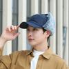 Winter men's baseball cap windproof thickened warm ear protection versatile outdoor casual cycling cold hat
