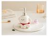 soap dispenser Cartoon puppy ceramic hand sanitizer, toilet laundry detergent shower gel shampoo bottle press bottle dispenser