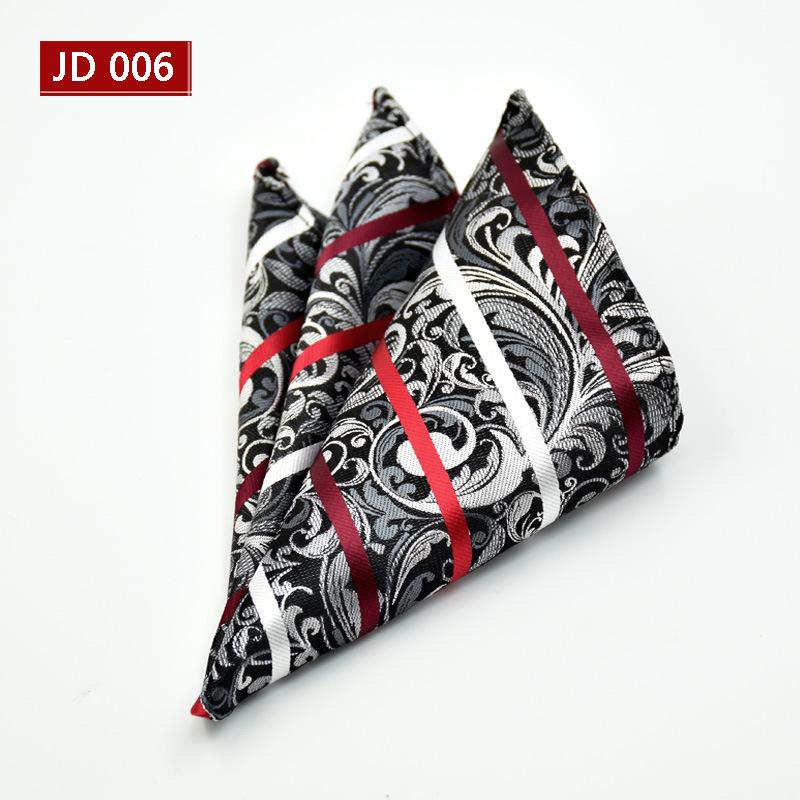Men's Jacquard Tuxedo Pocket Square Scarf, Foldable, 25cm, New 2025