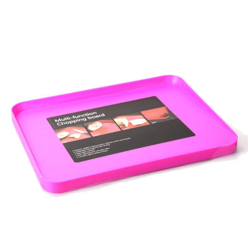 

Plastic Doublesided Colorful Cutting Board With Nonslip Surface For Kitchen Storage And Food Prep фиолетовый