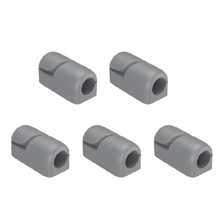 5Pcs Cable Clamp Data Line Fixer Holder Cylindrical Wire Management Clip Desktop Tool for Wall Desk Christmas Light