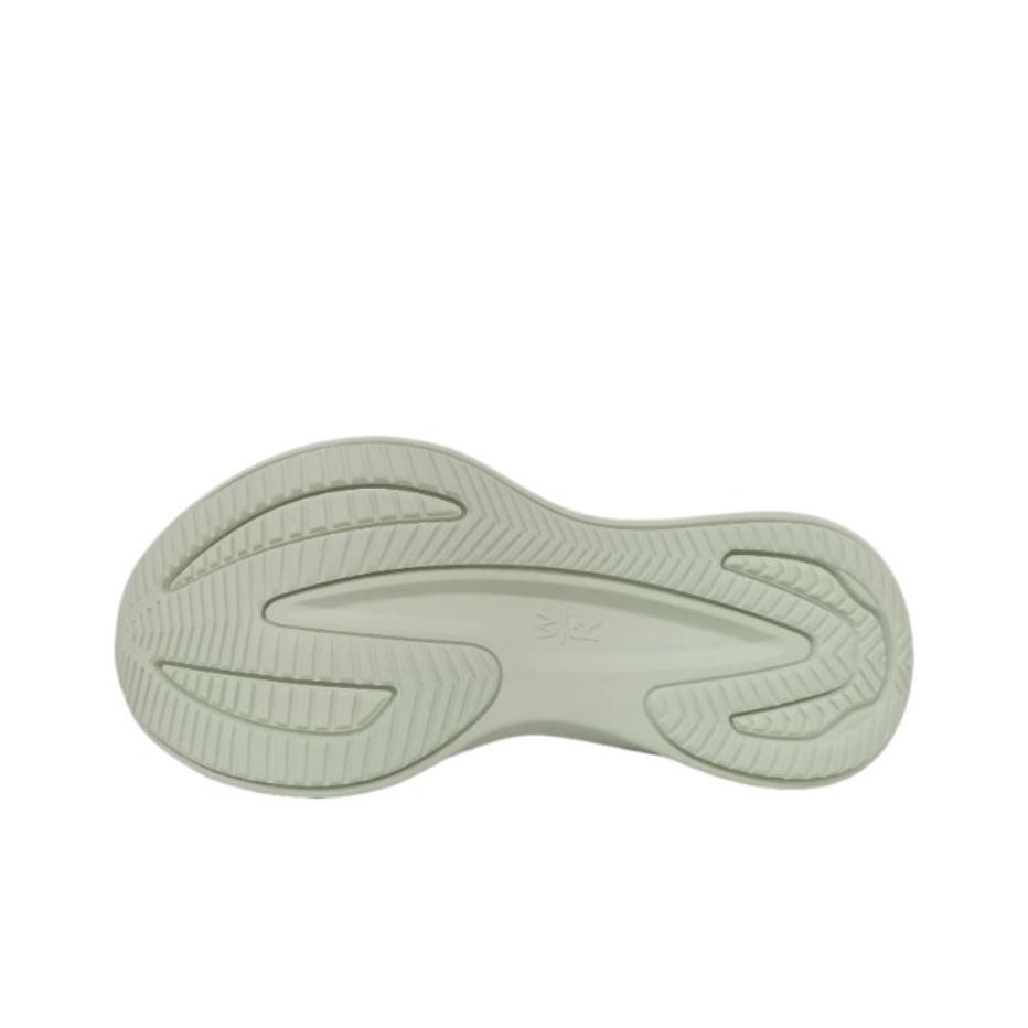 Li-Ning Fashionable Comfortable Shock Absorbing Non-Slip Wear-Resistant Low-Top Casual Running Shoes Women sneaker White Green ARHV024-6