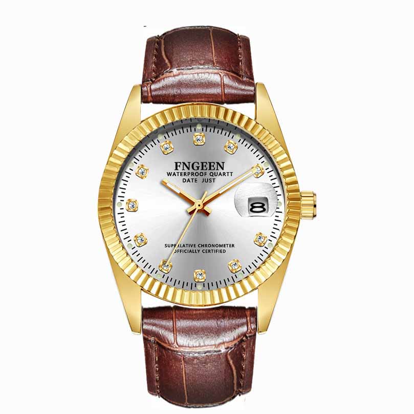 Men's Waterproof Luminous Running Alarm Clock Watch