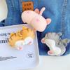 Cute Dog Corgi Bag Pendant Accessory Keychain Creative Plush Toy Doll Gifts