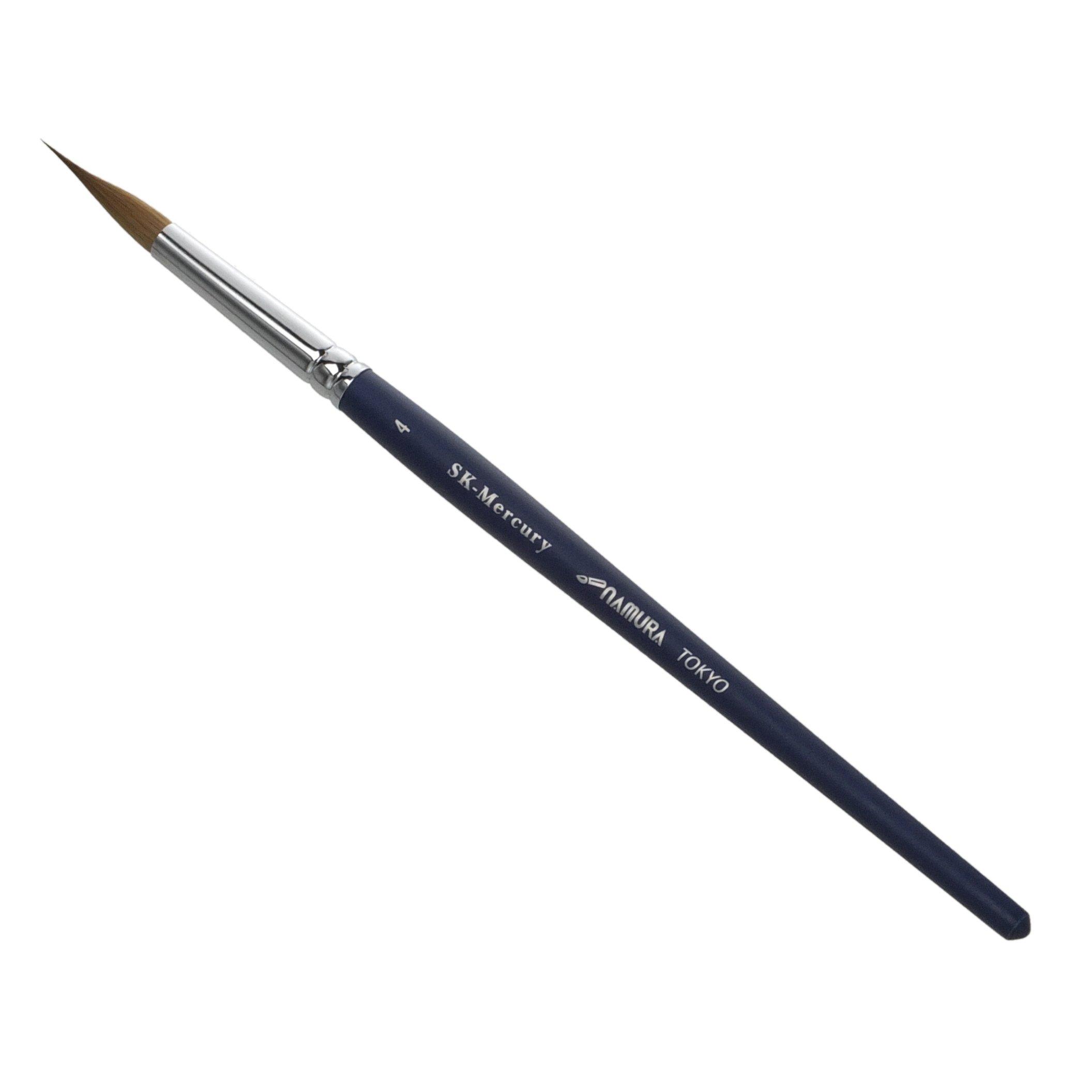 

Namurataiseidou Watercolor Brush Maru 4 SK-Mercury No.