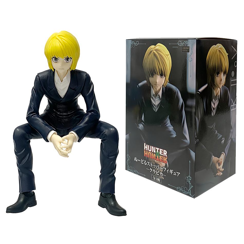 11.5-14cm Hunter×Hunter Anime Figure Kurapika Action Figure Chrollo Illumi Hisoka Figurine Collection Noodle Stopper Model Toys