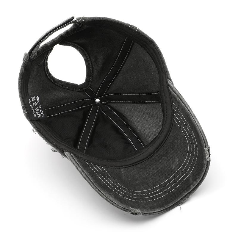 Japanische Frauen Persönlichkeit Retro gewaschen alte Baseballkappe Outdoor Herren Reise Sonnencreme Sonnenhut Kappe