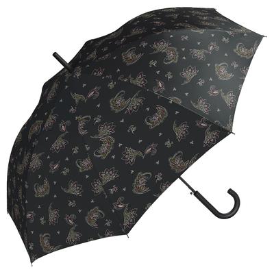 BASIC JUMP Long Umbrella with Paisley Perfect for Rain or 65cm 110cm Perfect for and Basic Wpc. Design, Shine, Ribs, Diameter, Large, Jumping,